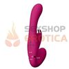 Doble estimulador strapon con estimulacion de punto G doble y carga USB
